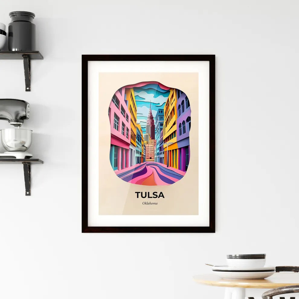 Vivid Tulsa, Oklahoma, Framed Wall Art