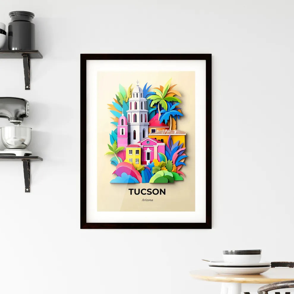 Vivid Tucson, Arizona, Framed Wall Art