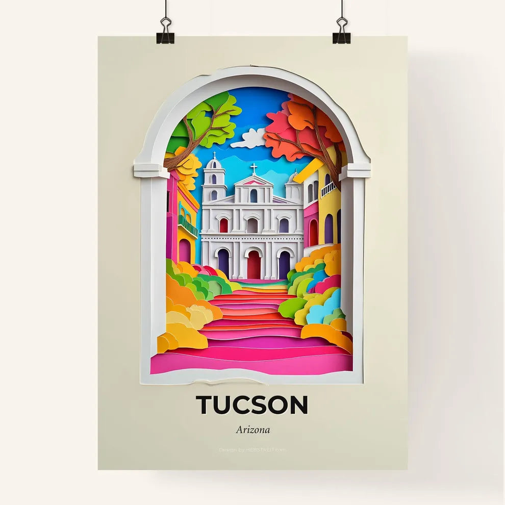 Vivid Tucson, Arizona, Colorful Poster