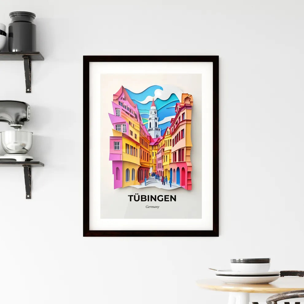 Vivid Tubingen, Germany, Framed Wall Art