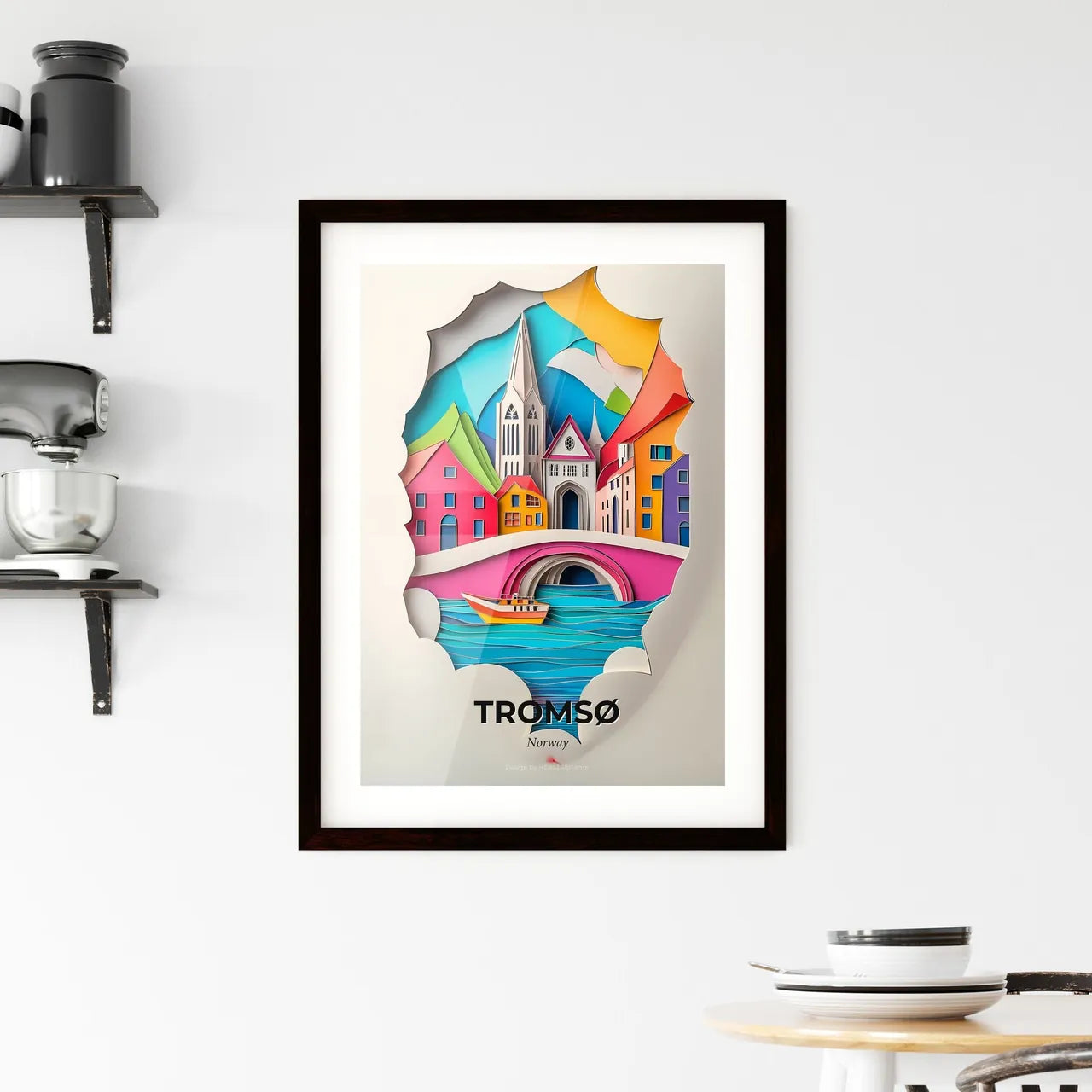 Vivid Tromsø, Norway, Framed Wall Art