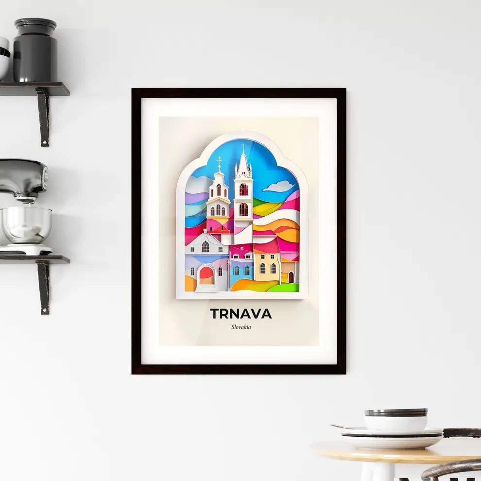 Vivid Trnava, Slovakia, Framed Wall Art
