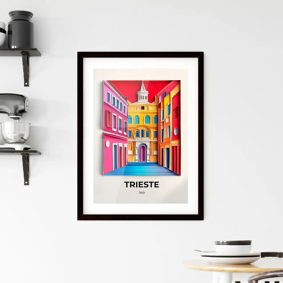 Vivid Trieste, Italy, Framed Wall Art