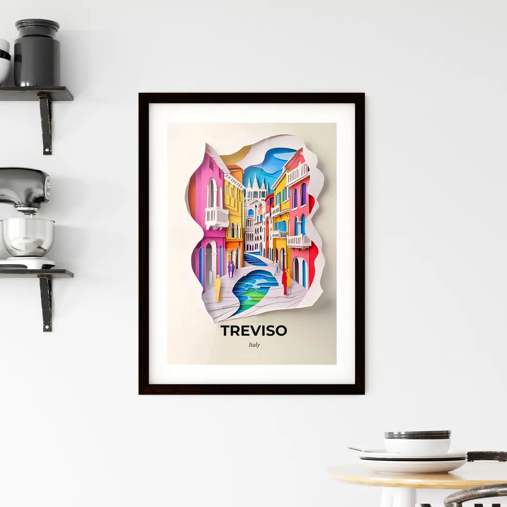 Vivid Treviso, Italy, Framed Wall Art