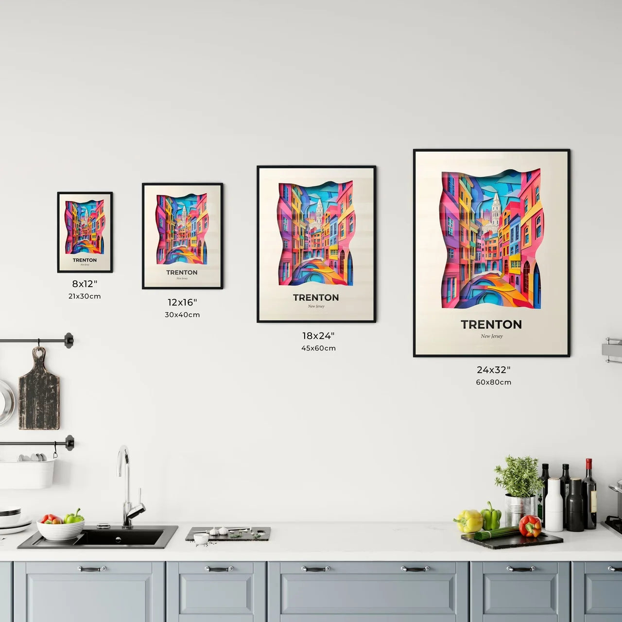 Vivid Trenton, New Jersey, Kitchen Art