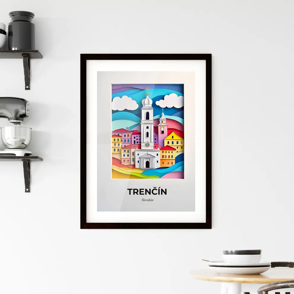 Vivid Trenčín, Slovakia, Framed Wall Art