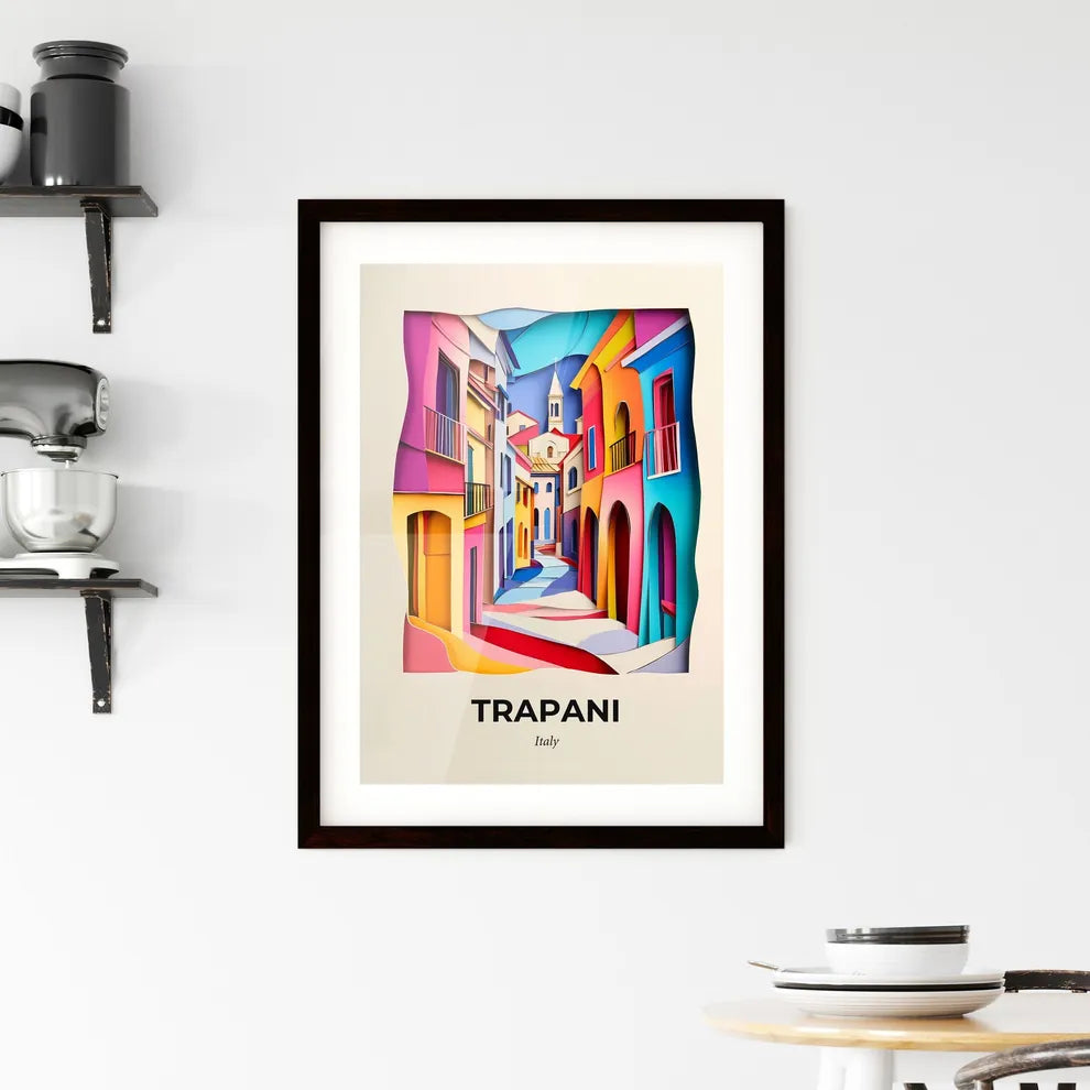 Vivid Trapani, Italy, Framed Wall Art