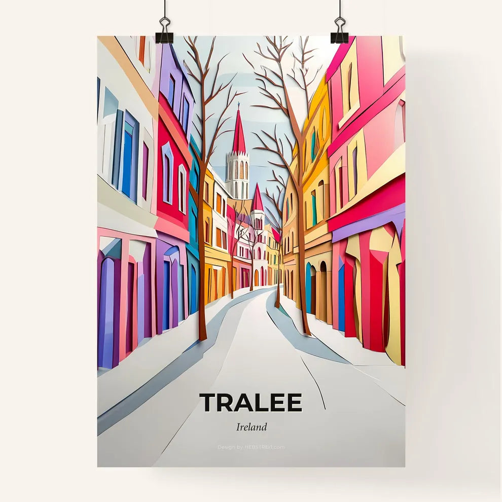 Vivid Tralee, Ireland, Colorful Poster
