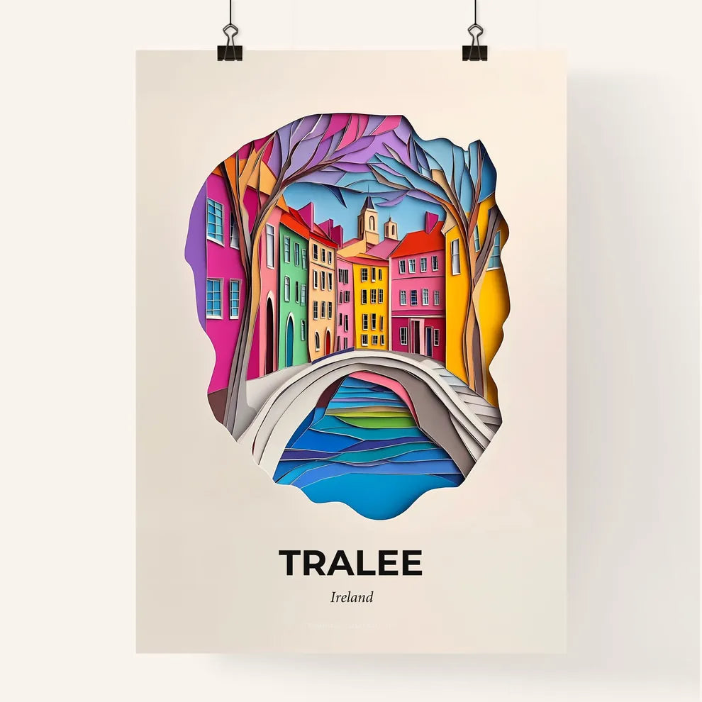 Vivid Tralee, Ireland, Colorful Poster