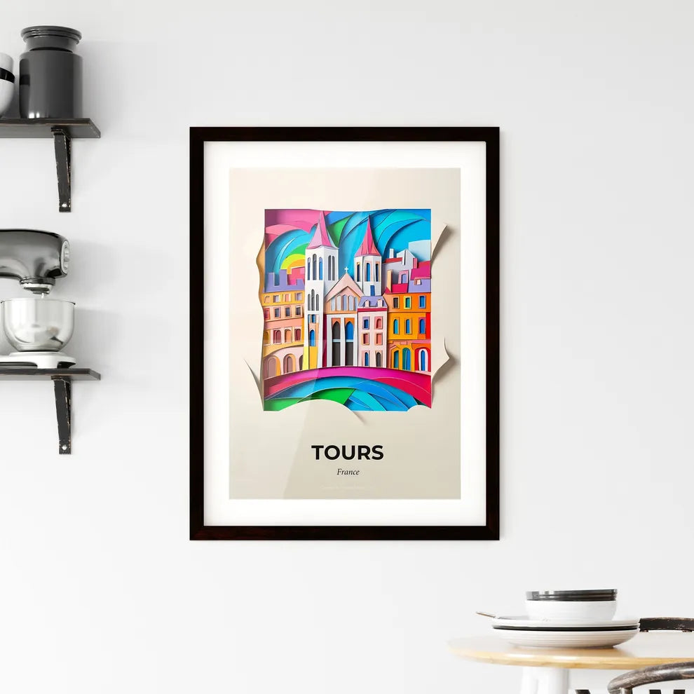 Vivid Tours, France, Framed Wall Art
