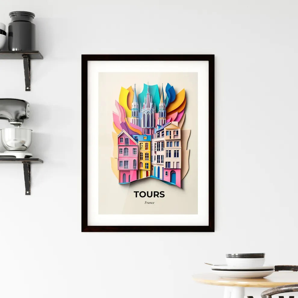 Vivid Tours, France, Framed Wall Art