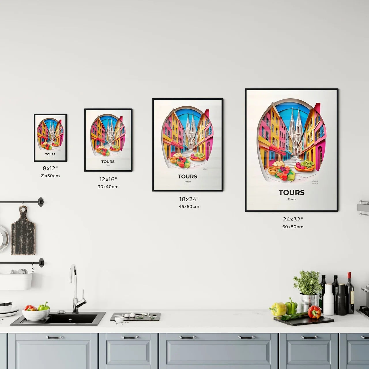 Vivid Tours, France, Kitchen Art