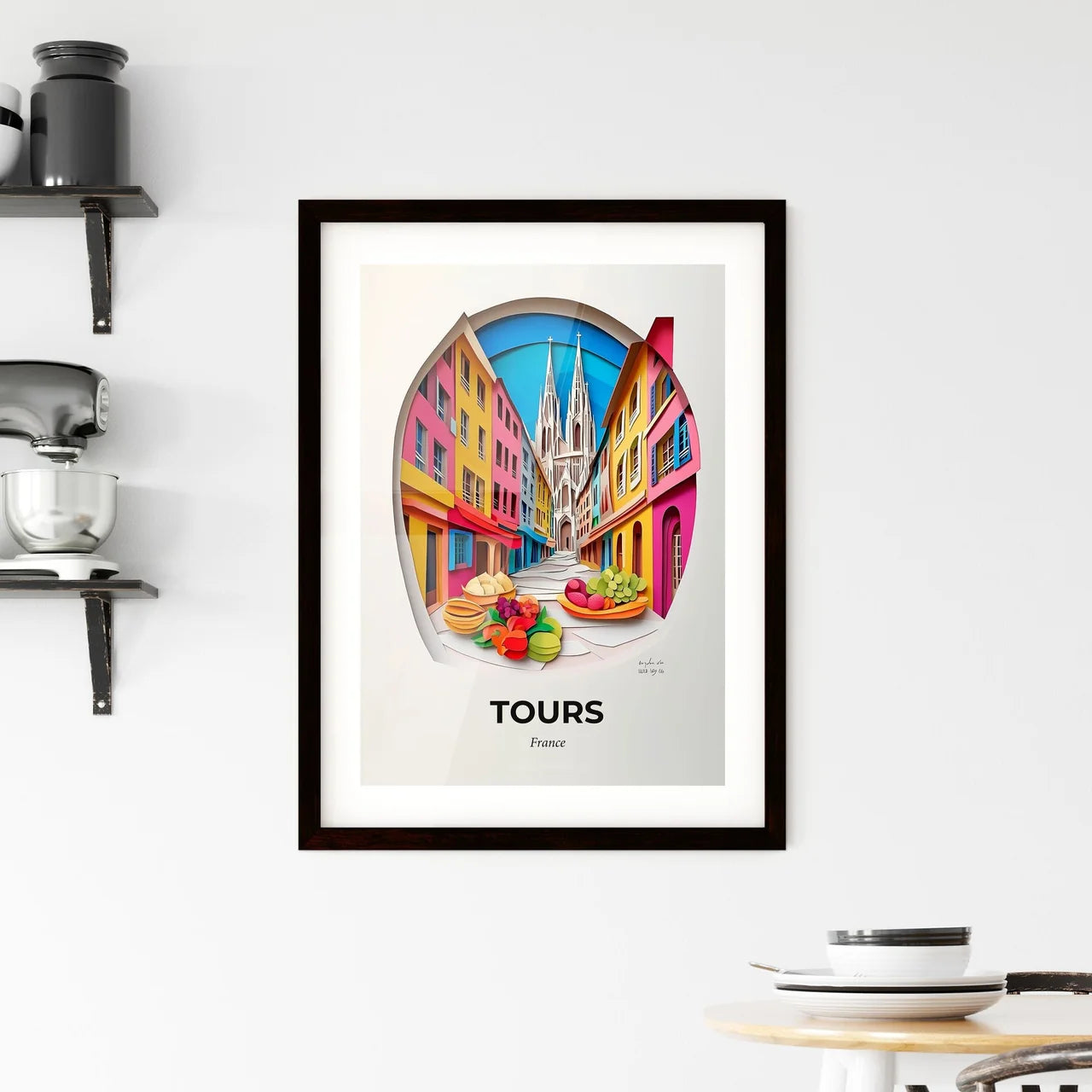 Vivid Tours, France, Framed Wall Art