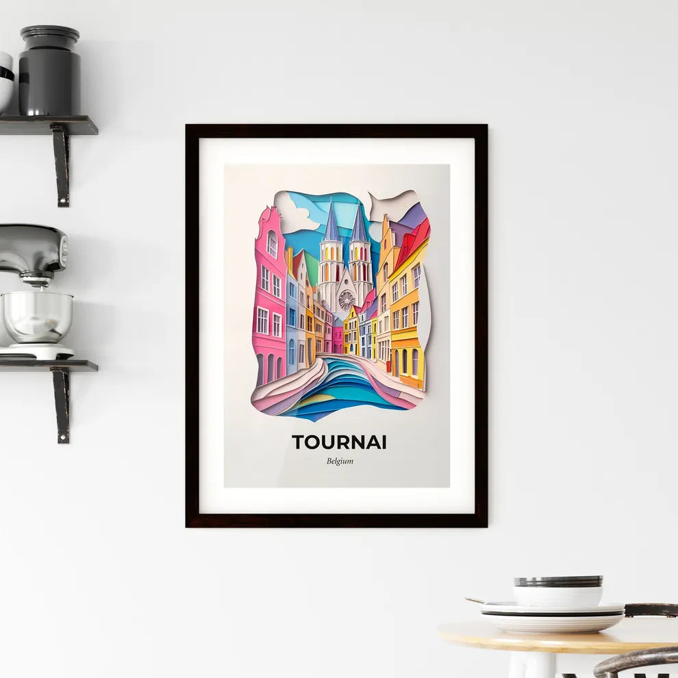 Vivid Tournai , Belgium, Framed Wall Art
