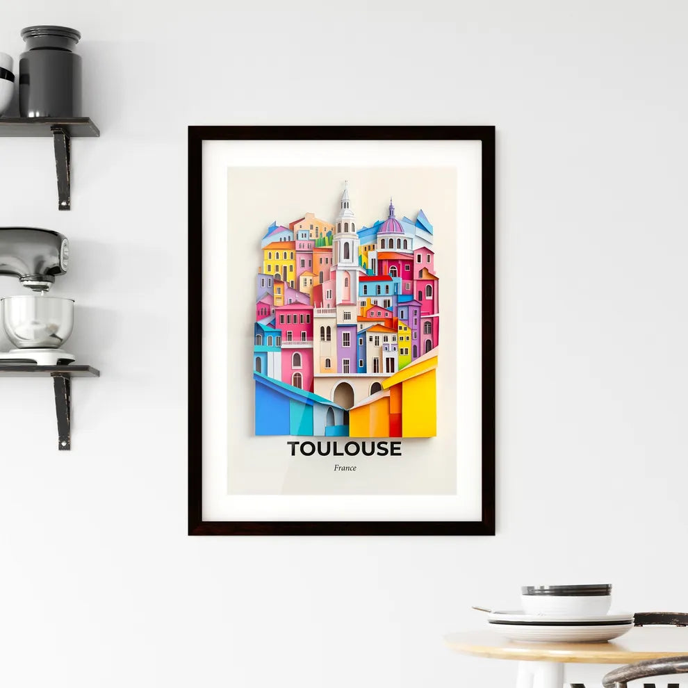 Vivid Toulouse, France, Framed Wall Art