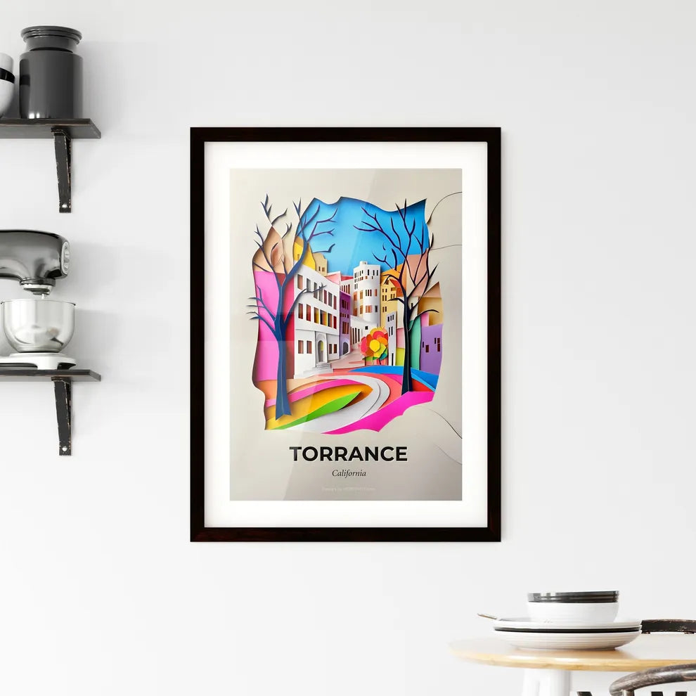 Vivid Torrance, California, Framed Wall Art