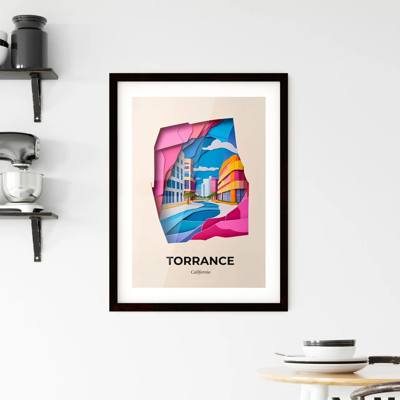 Vivid Torrance, California, Framed Wall Art
