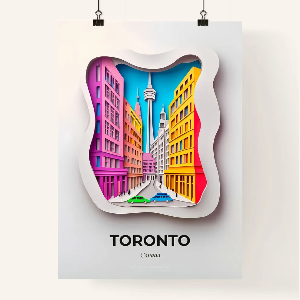 Vivid Toronto, Canada, Colorful Poster