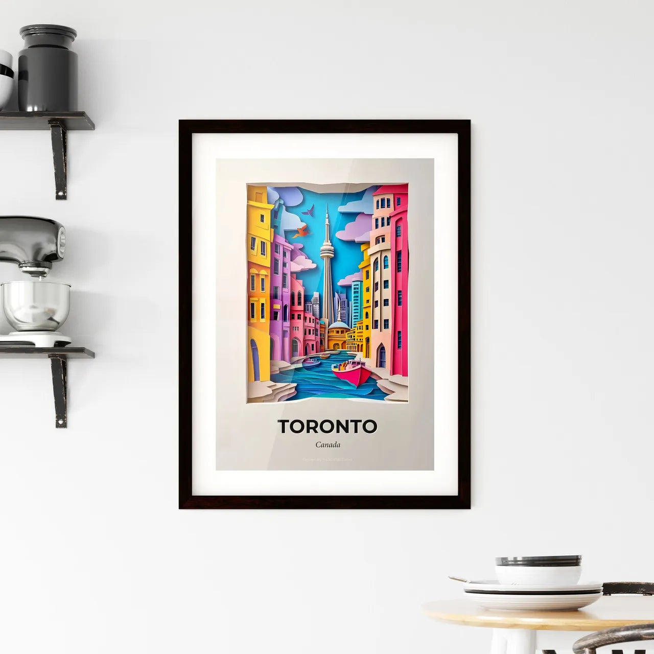 Vivid Toronto, Canada, Framed Wall Art