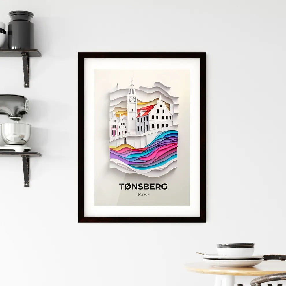 Vivid Tønsberg, Norway, Framed Wall Art
