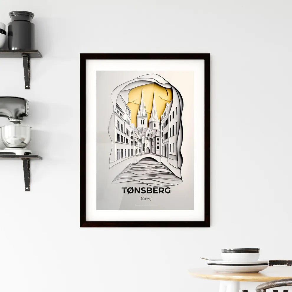 Vivid Tønsberg, Norway, Framed Wall Art