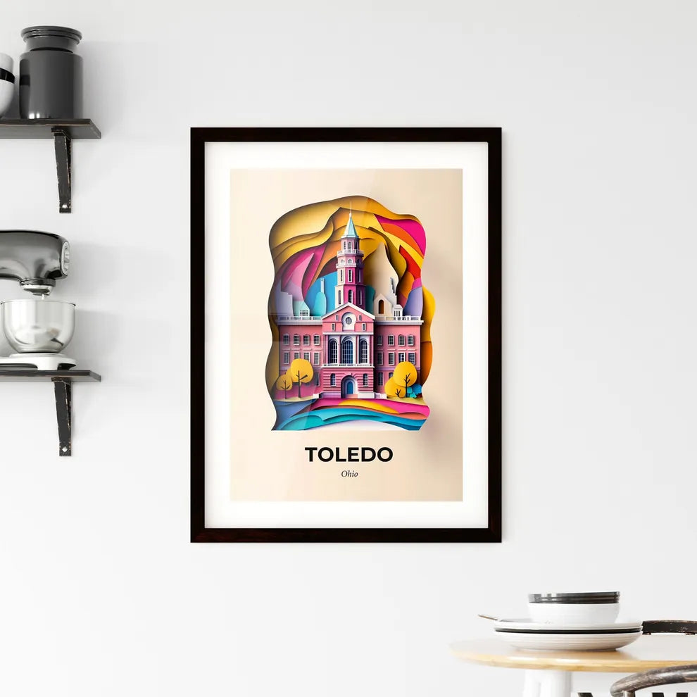 Vivid Toledo, Ohio, Framed Wall Art
