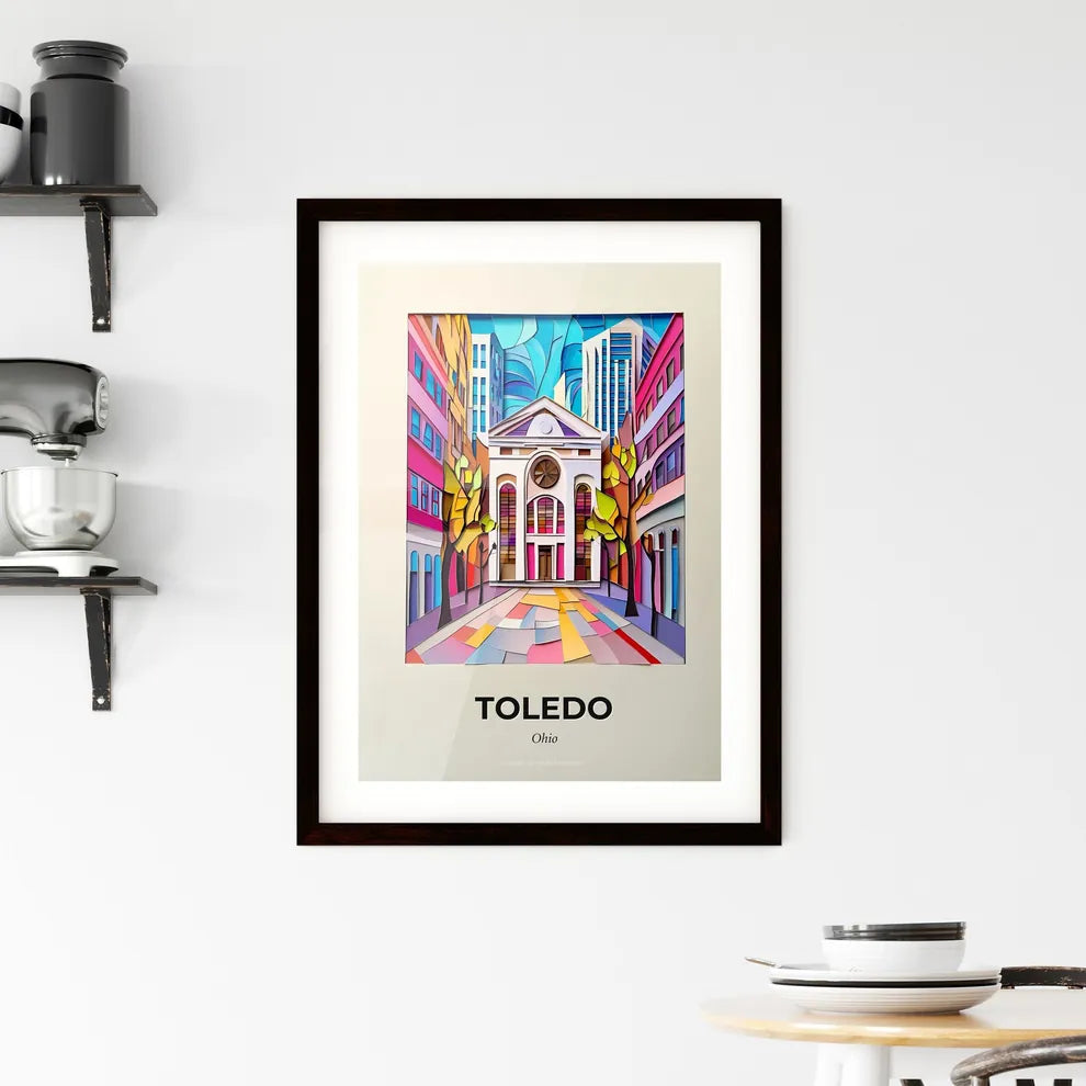 Vivid Toledo, Ohio, Framed Wall Art