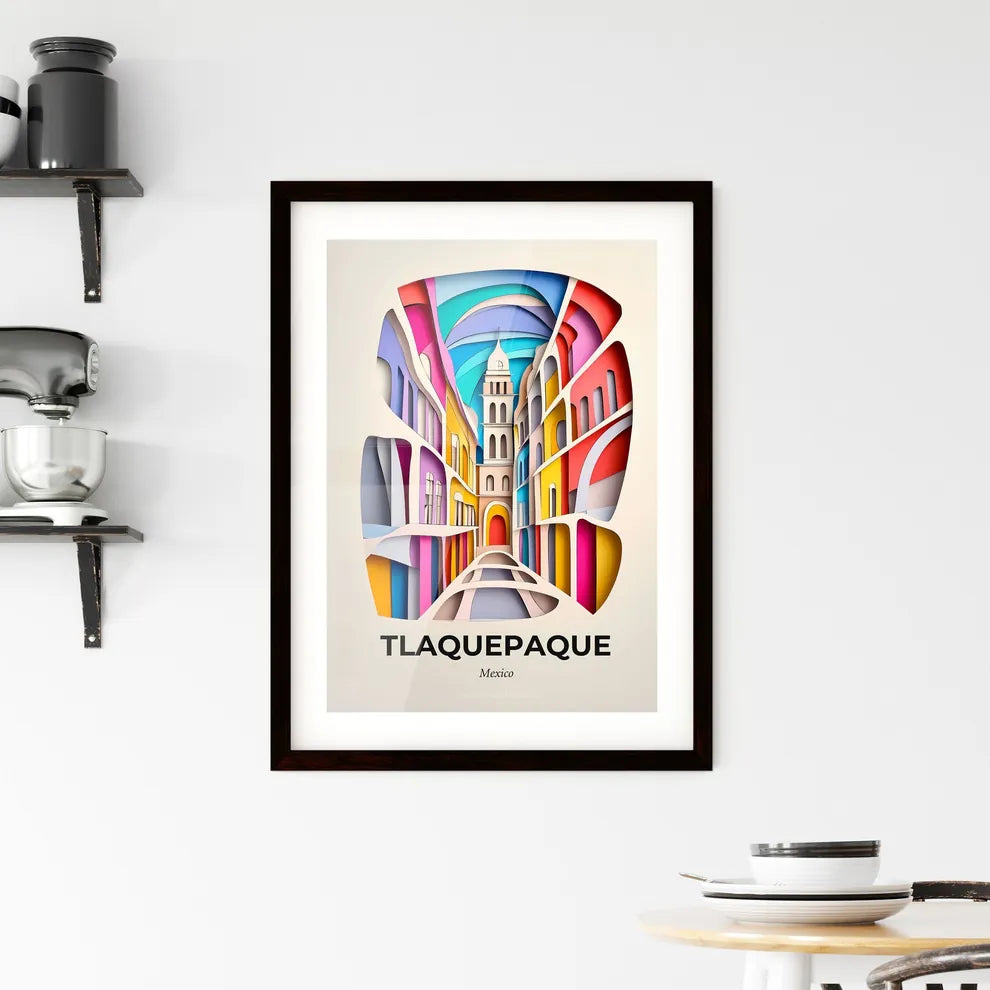 Vivid Tlaquepaque, Mexico, Framed Wall Art