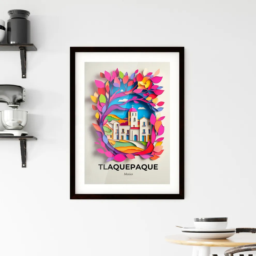 Vivid Tlaquepaque, Mexico, Framed Wall Art