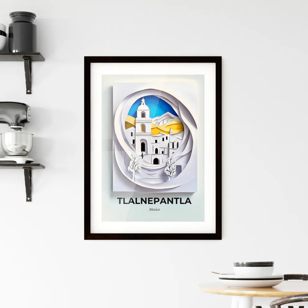 Vivid Tlalnepantla, Mexico, Framed Wall Art