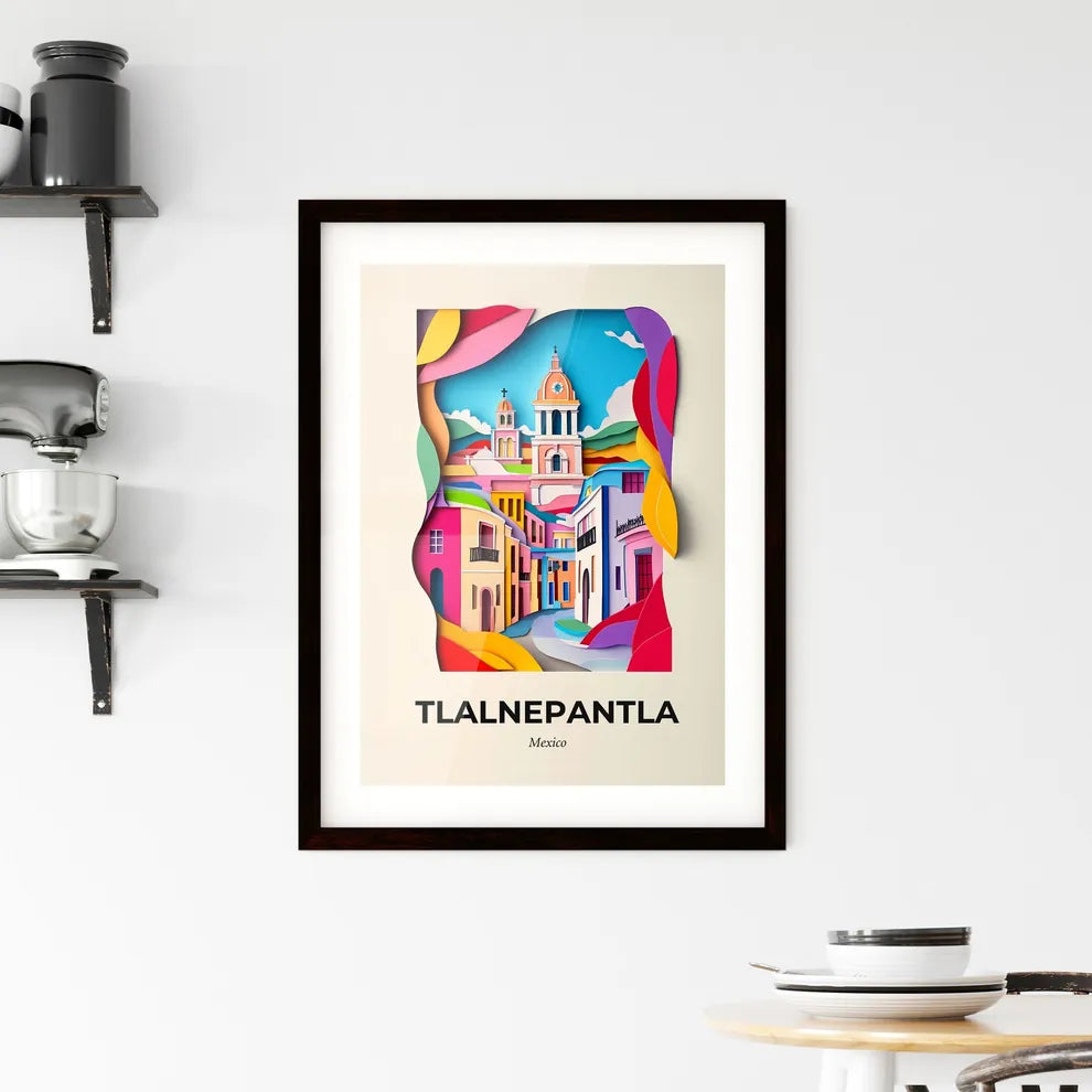 Vivid Tlalnepantla, Mexico, Framed Wall Art