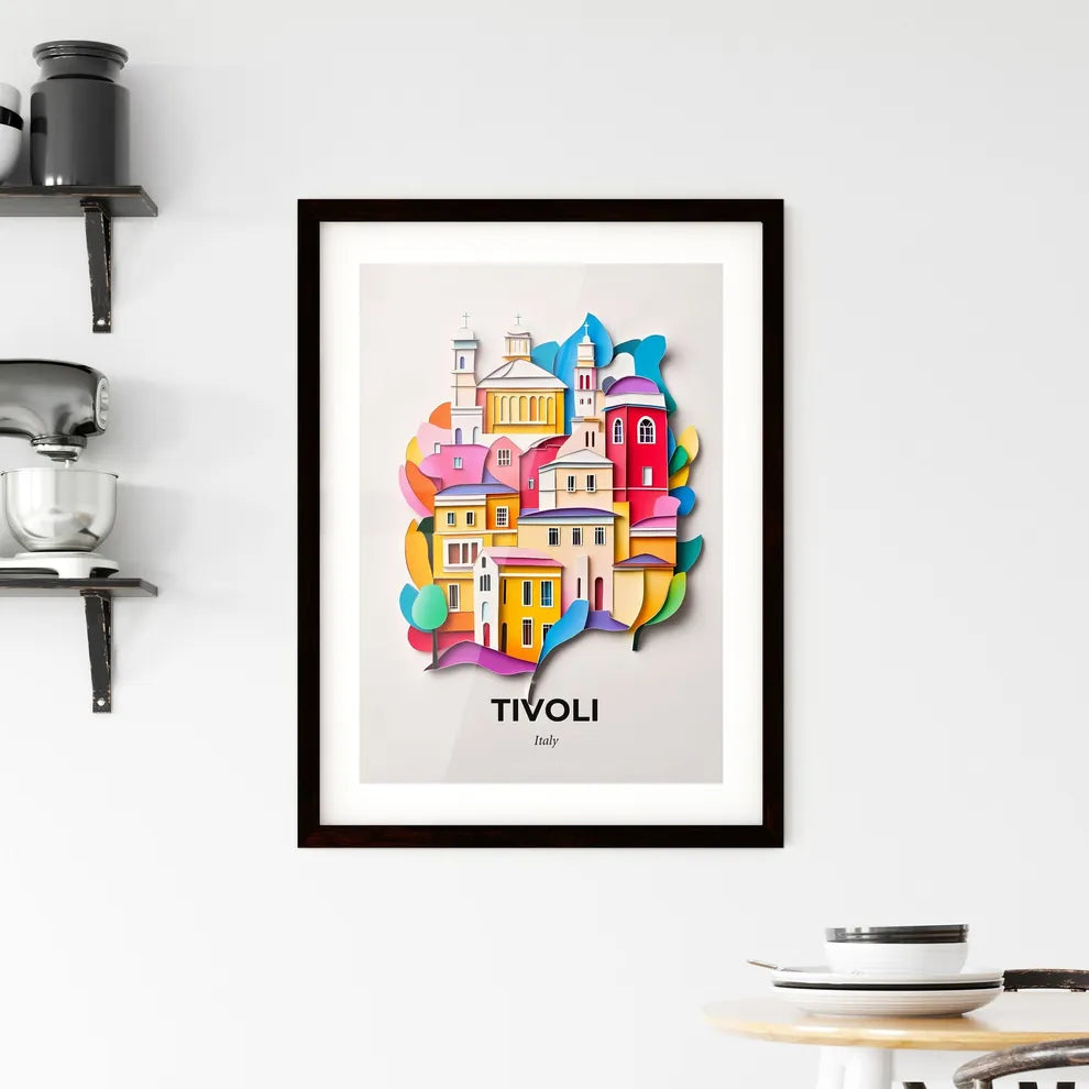 Vivid Tivoli, Italy, Framed Wall Art