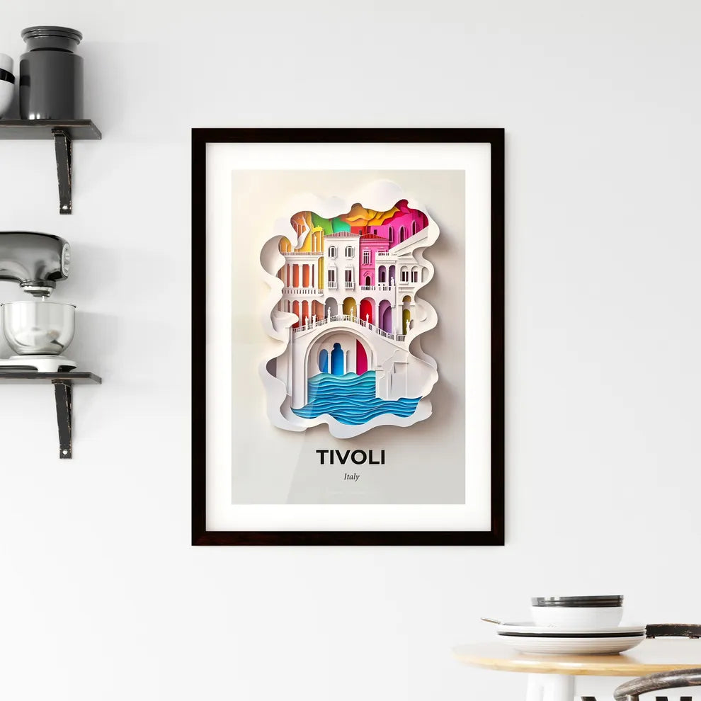 Vivid Tivoli, Italy, Framed Wall Art