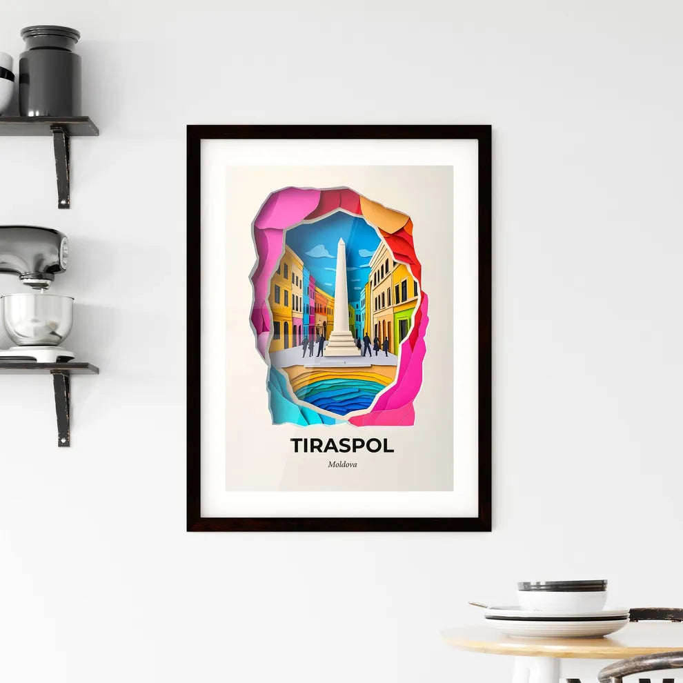 Vivid Tiraspol, Moldova, Framed Wall Art