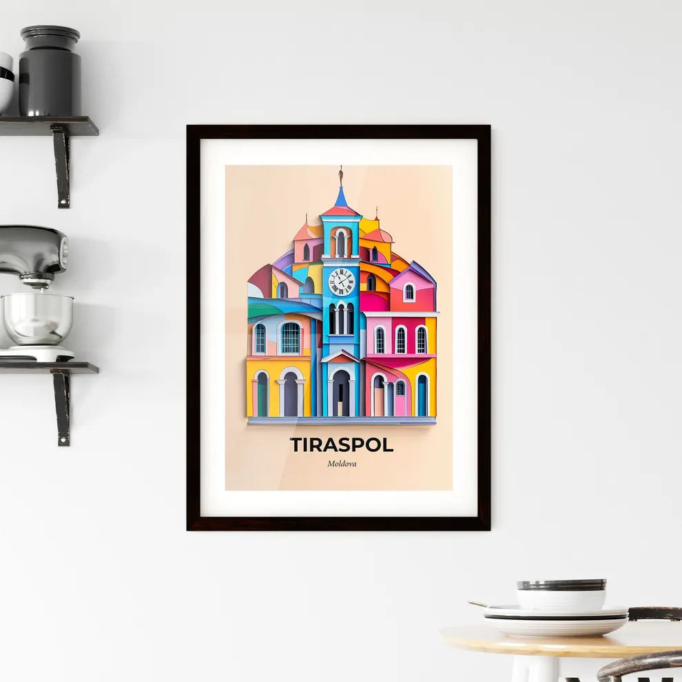 Vivid Tiraspol, Moldova, Framed Wall Art
