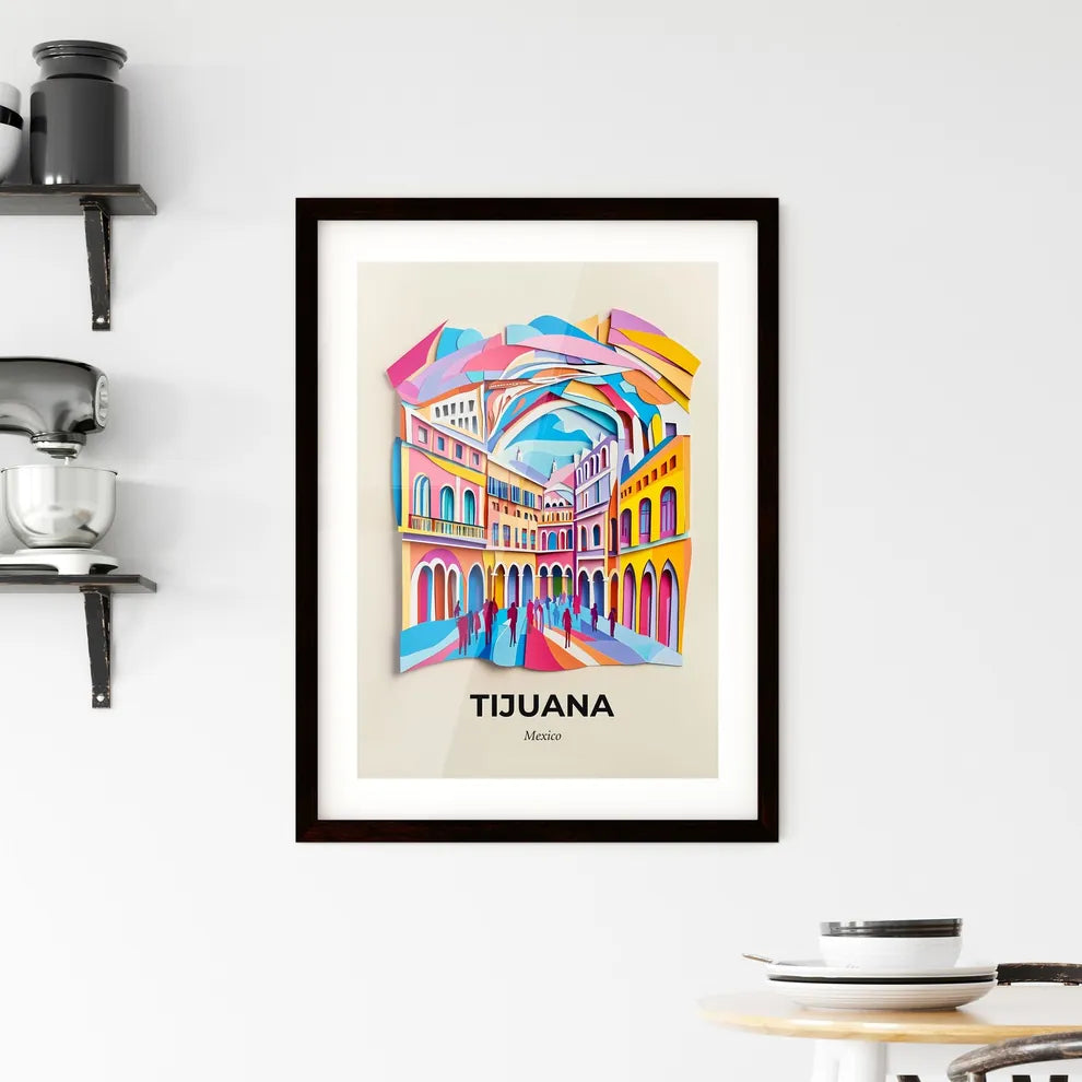Vivid Tijuana, Mexico, Framed Wall Art