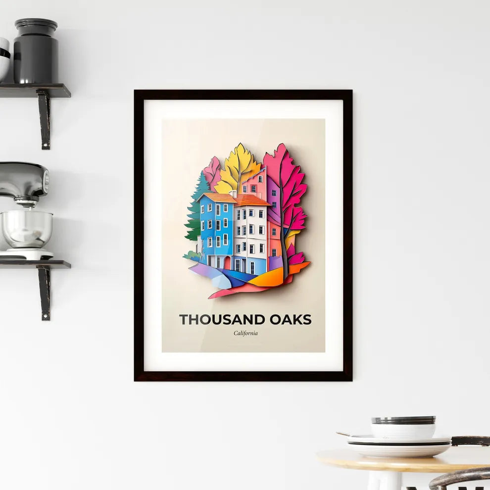 Vivid Thousand Oaks, California, Framed Wall Art