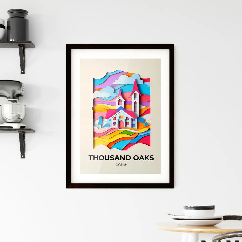 Vivid Thousand Oaks, California, Framed Wall Art