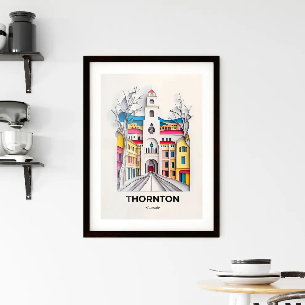 Vivid Thornton, Colorado, Framed Wall Art