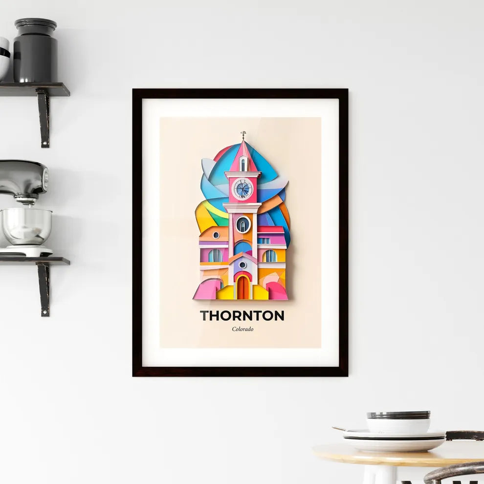 Vivid Thornton, Colorado, Framed Wall Art