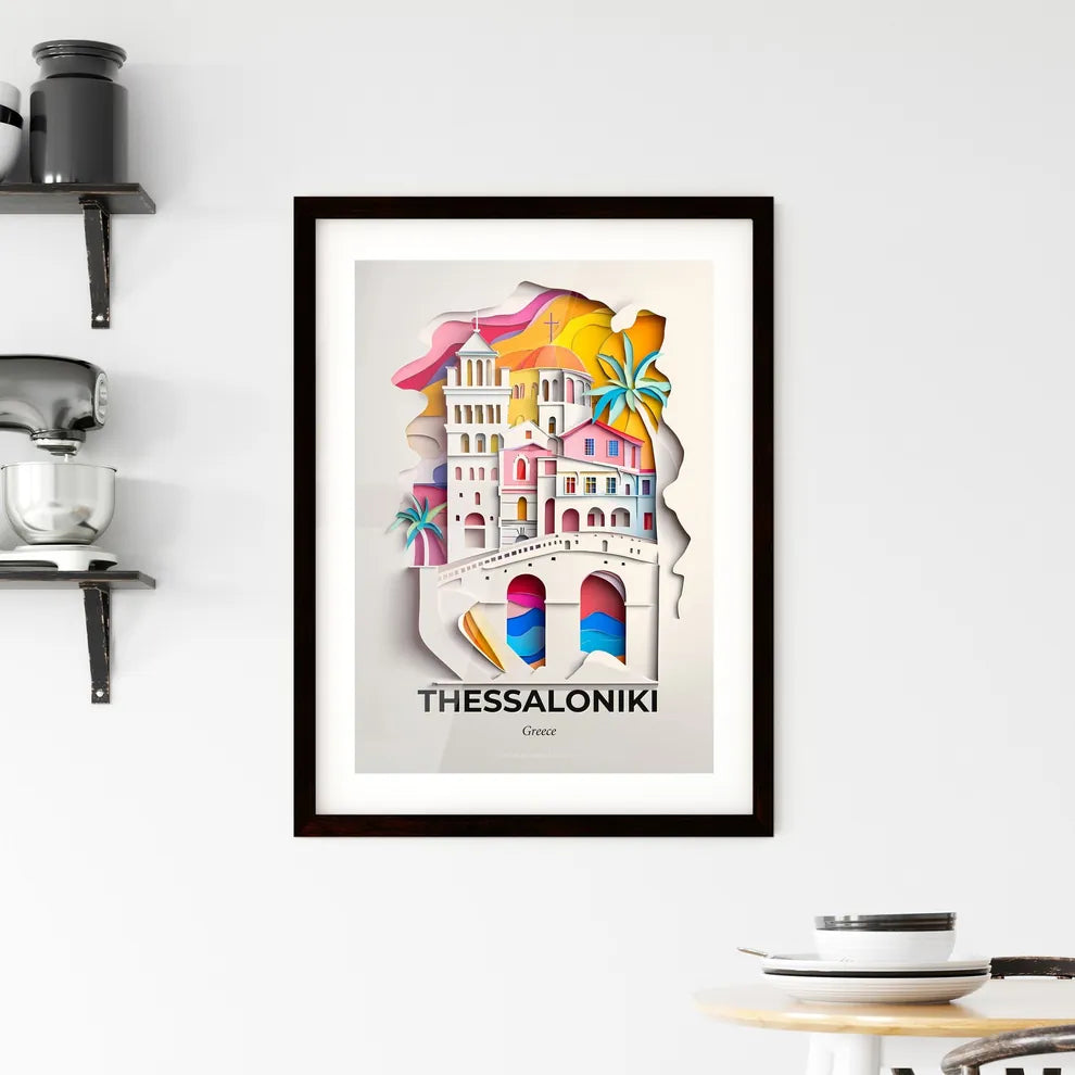 Vivid  Thessaloniki, Greece, Framed Wall Art