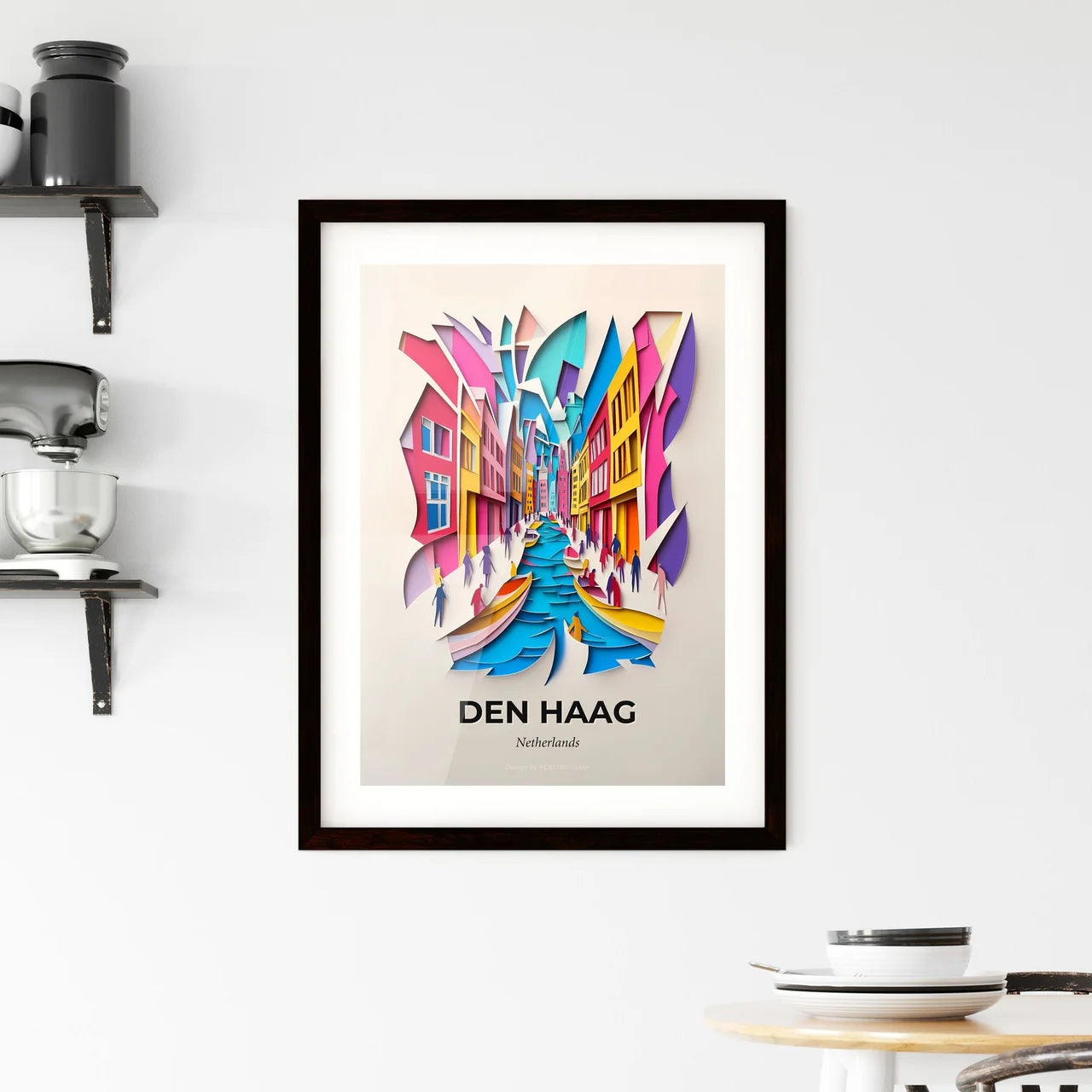 Vivid The Hague, Netherlands, Framed Wall Art