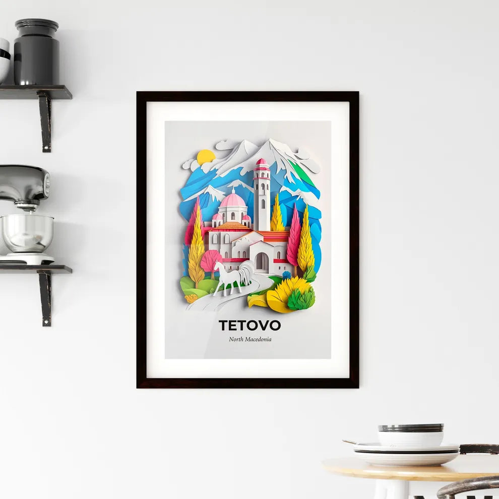 Vivid Tetovo Framed Print