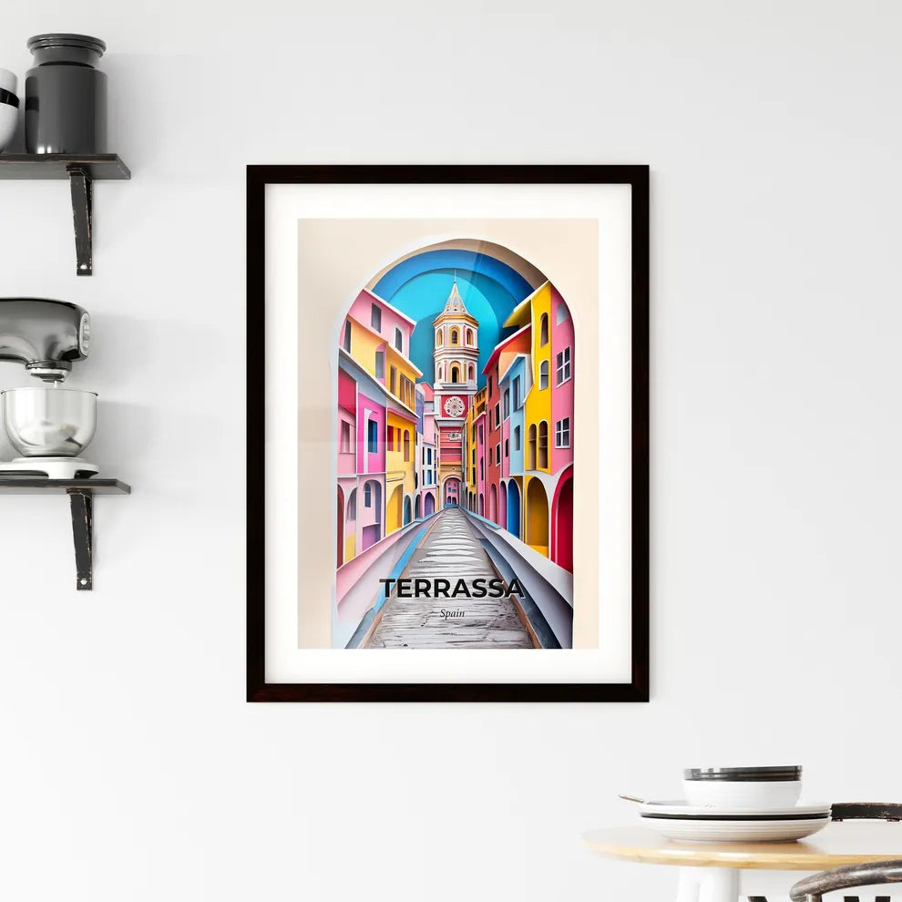 Vivid Terrassa, Spain, Framed Wall Art