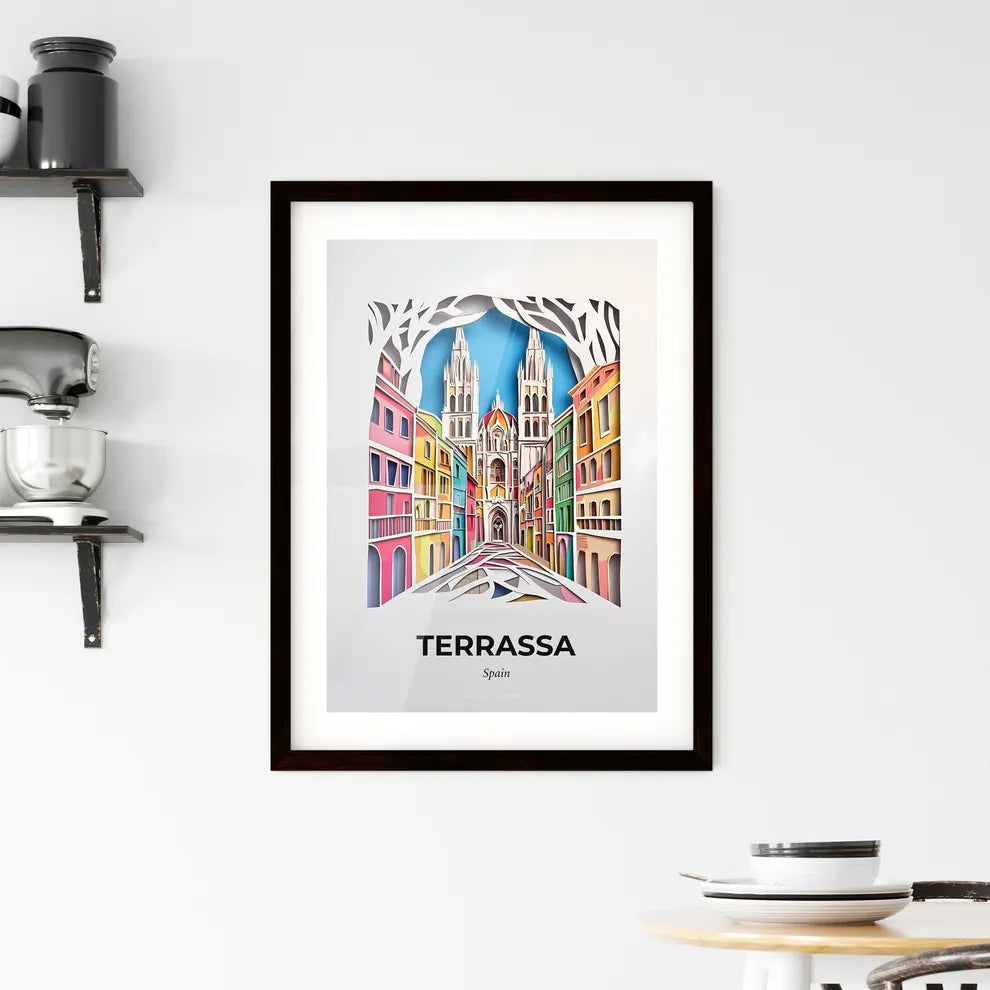 Vivid Terrassa, Spain, Framed Wall Art