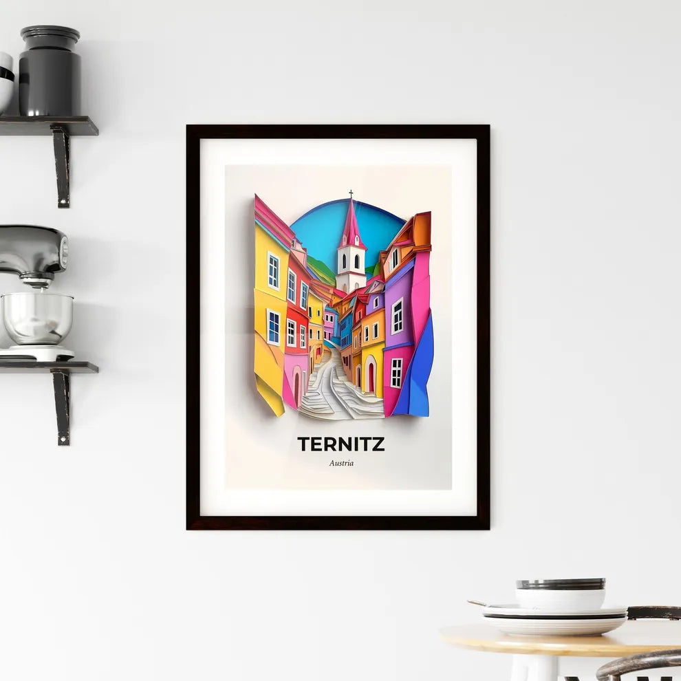Vivid Ternitz, Austria, Framed Wall Art