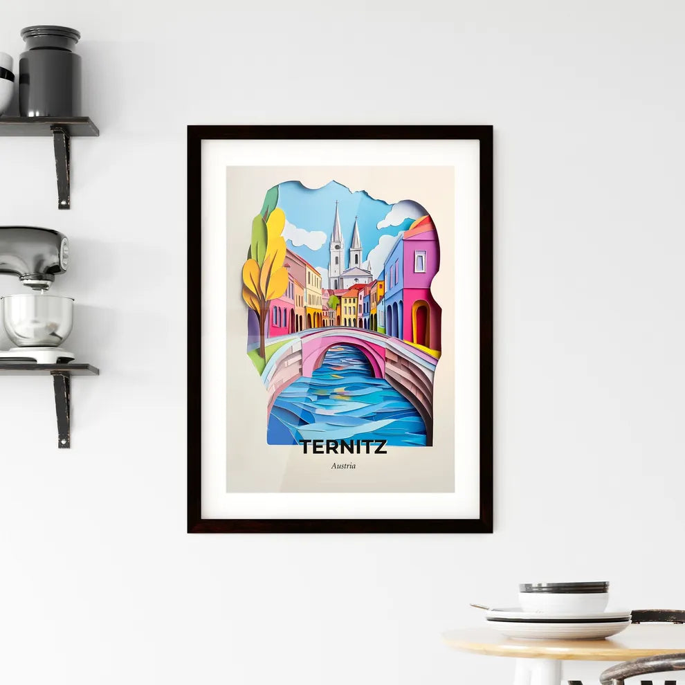 Vivid Ternitz, Austria, Framed Wall Art