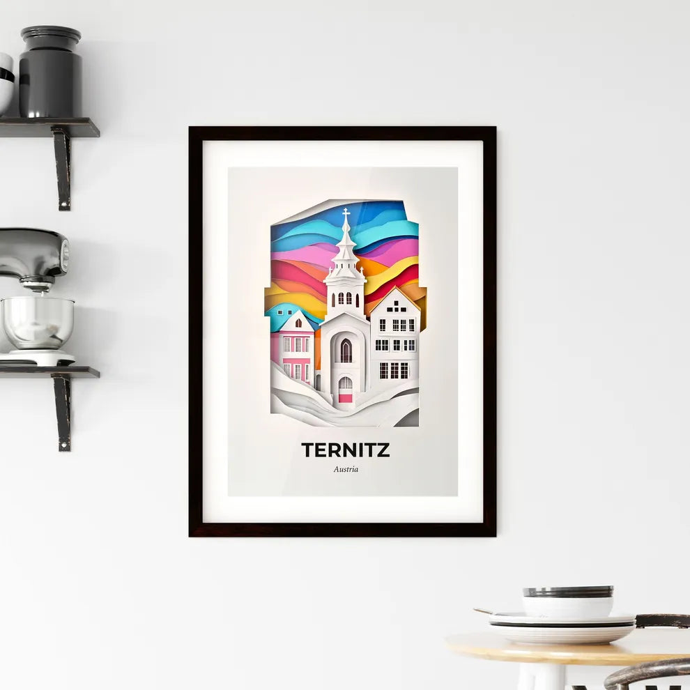 Vivid Ternitz, Austria, Framed Wall Art