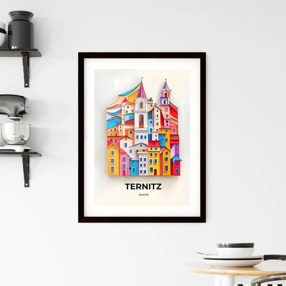 Vivid Ternitz, Austria, Framed Wall Art