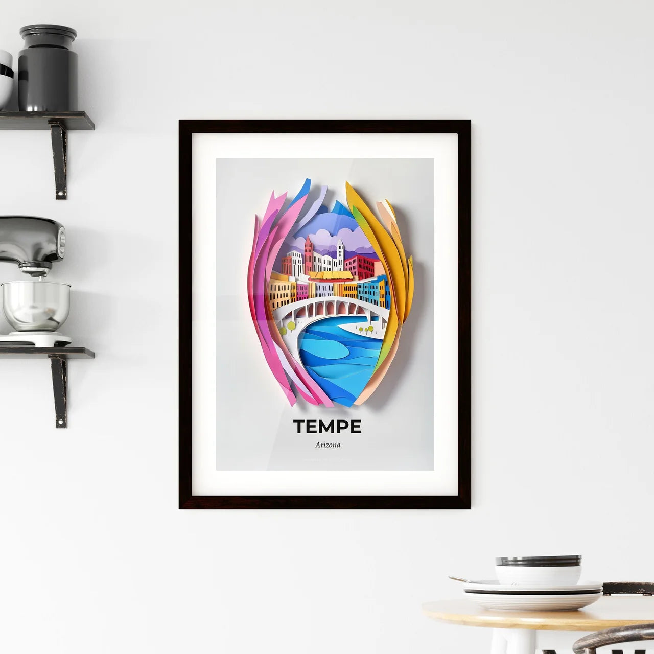 Vivid Tempe, Arizona, Framed Wall Art